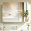 Pharmacie avec miroirs pour salle de bain (assemblage complet terminé)