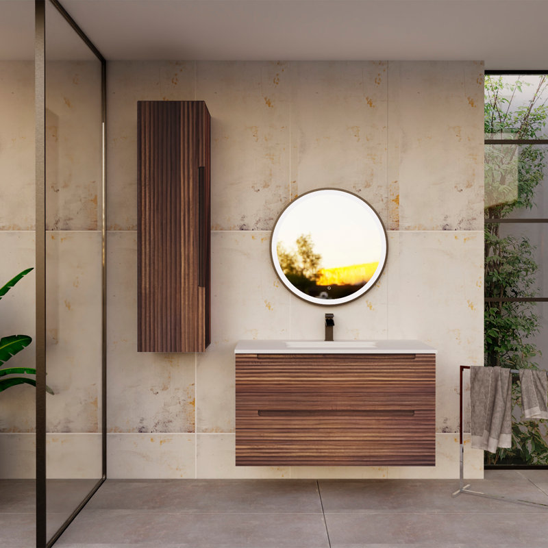 Armoire de salle de bain de la collection KYOTO , Valenti, 40", Onix