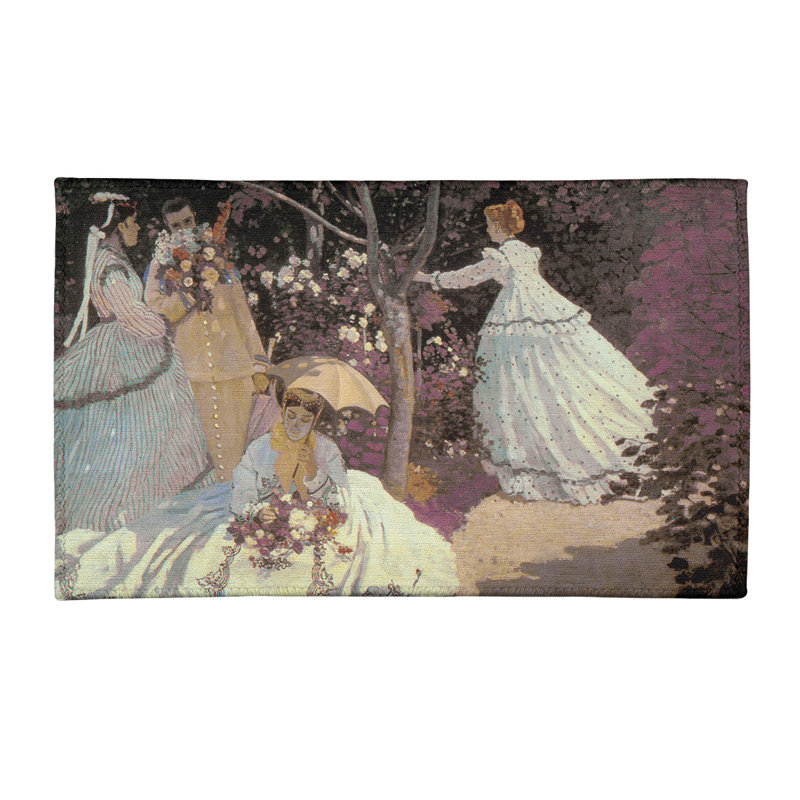 Chenille Floral Indoor Rug, Rectangle 2' x 3'