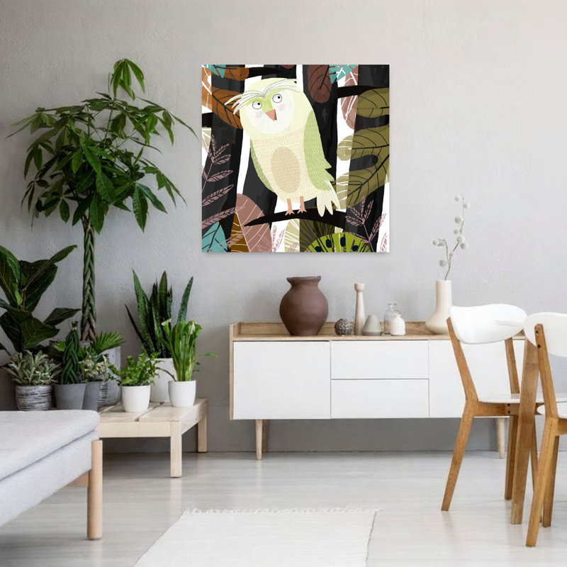 Art contemporain, paysage contemporain, H 36 po x l 36 po