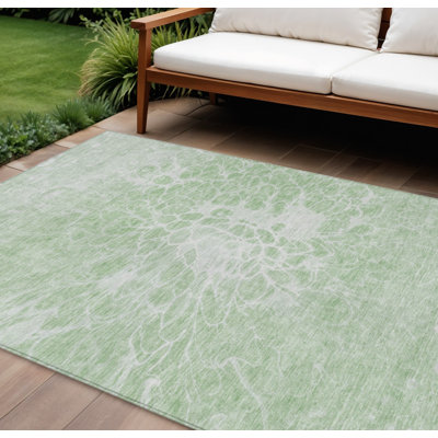 Tapis intérieur lavable abstrait 10 pi x 14 pi ivoire