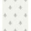 Emporium Metallic Mehndi Motif 3D Embossed 33' L x 21" W Wallpaper Roll-62050535