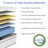 Hybrid Mattress In A Box, Memory Foam & Individually Pocket Spring Medium Mattress-629533491-604139346