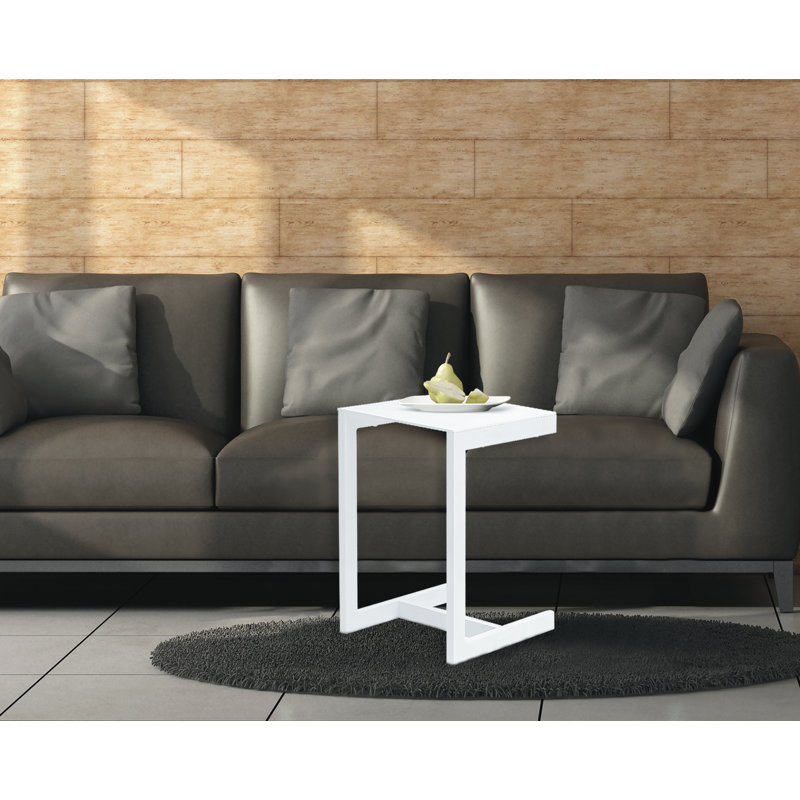 Rectangular Outdoor Side Table , 15 " W 13 " D