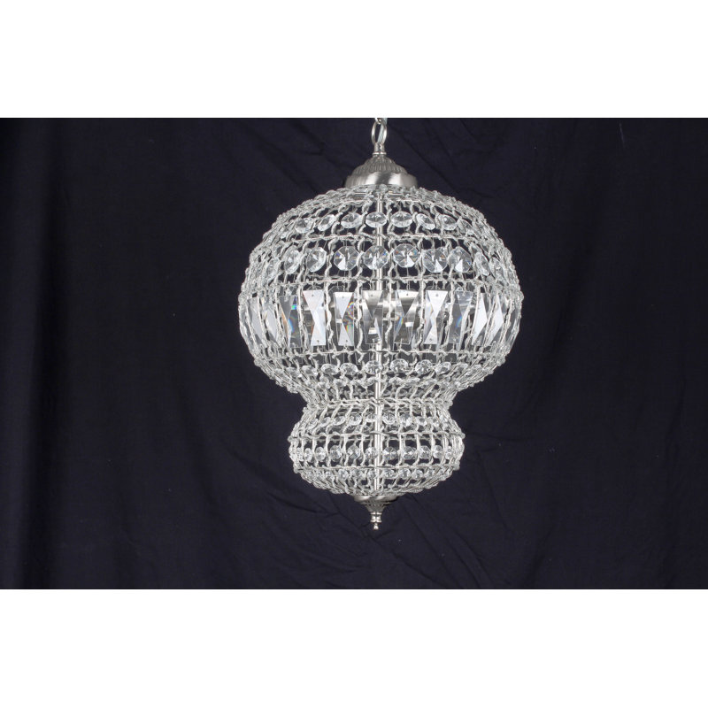 3 - Light Geometric Chandelier