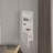 43" Tall One-Door Wall Cabinet  With Two Open Shelves, Medicine Cabinet-846390700