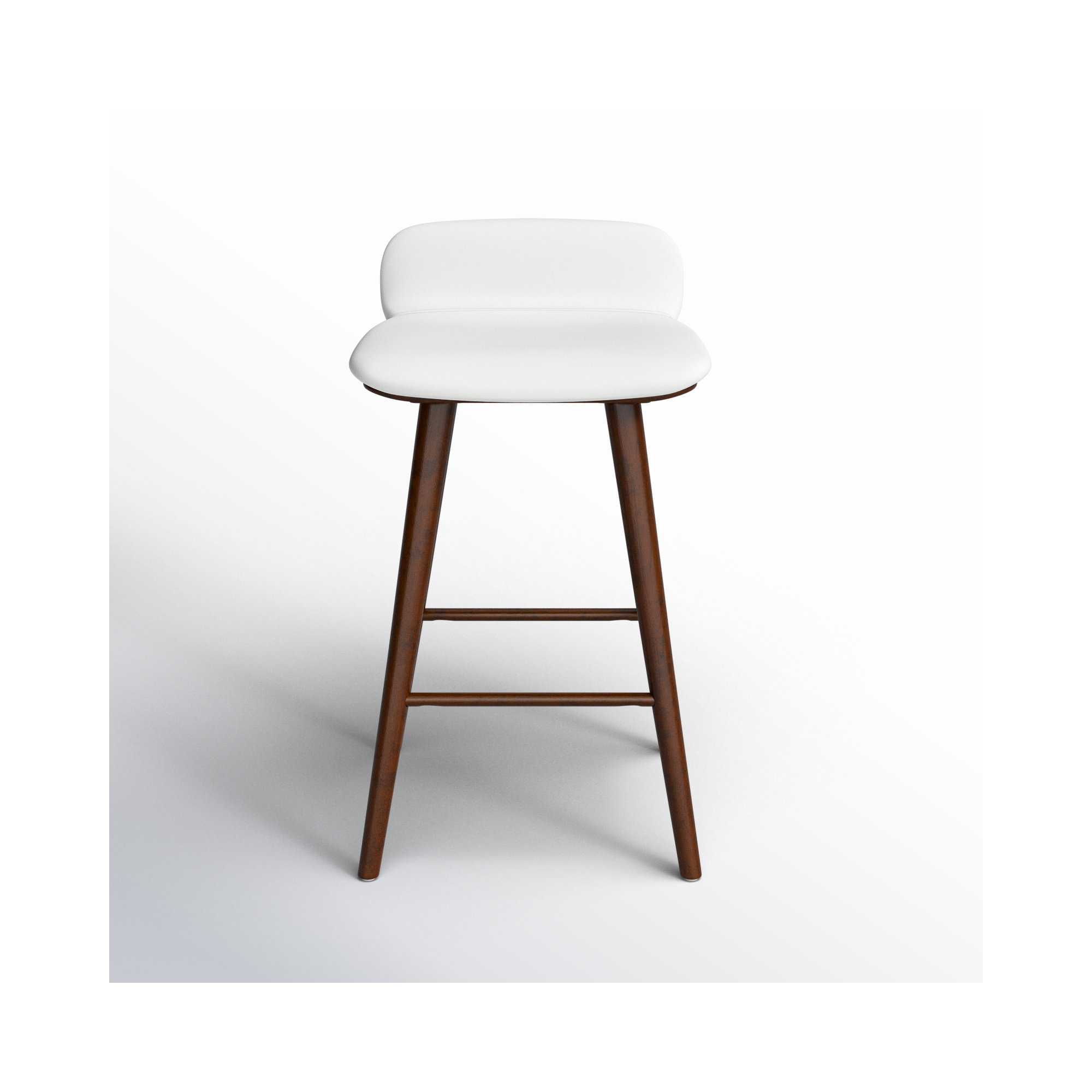 Vanya Barstool, White, Short Stool - 28"