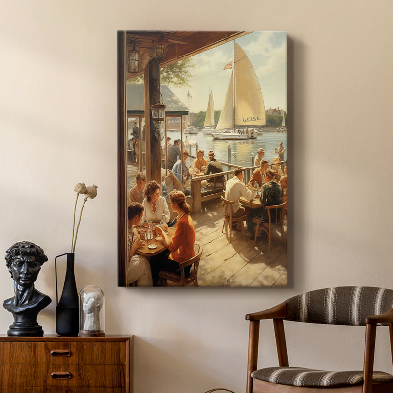 NAUTICAL Series DCXXI -Custom Wrapped Gallery Cavas, 18" H x 12" W