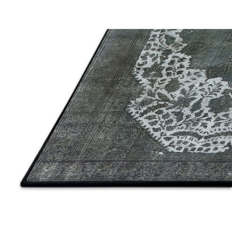 Tapis oriental gris Howells, Rectangle 8 pi x 10 pi