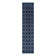 Glam Navy Blue Silver Area Rug