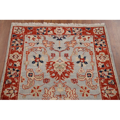 Vegetable Dye Ziegler Oriental Runner Rug 3x10