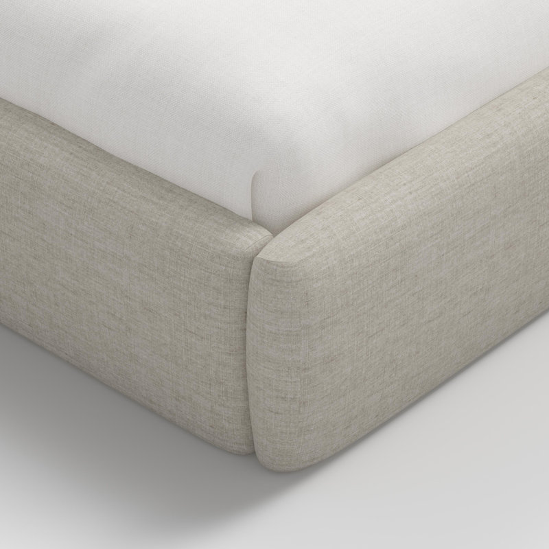 Perigold Upholstered Bed, Twin, Gray