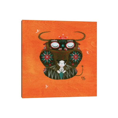Minotaur by Martin Hsu - Wrapped Canvas Gallery-Wrapped Canvas Giclée
