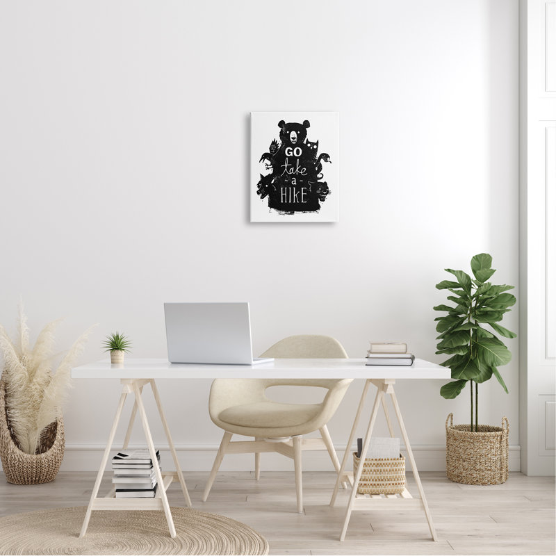 «Take A Hike» par Michael Buxton, L 16 po x H 20 po, Toile tendue