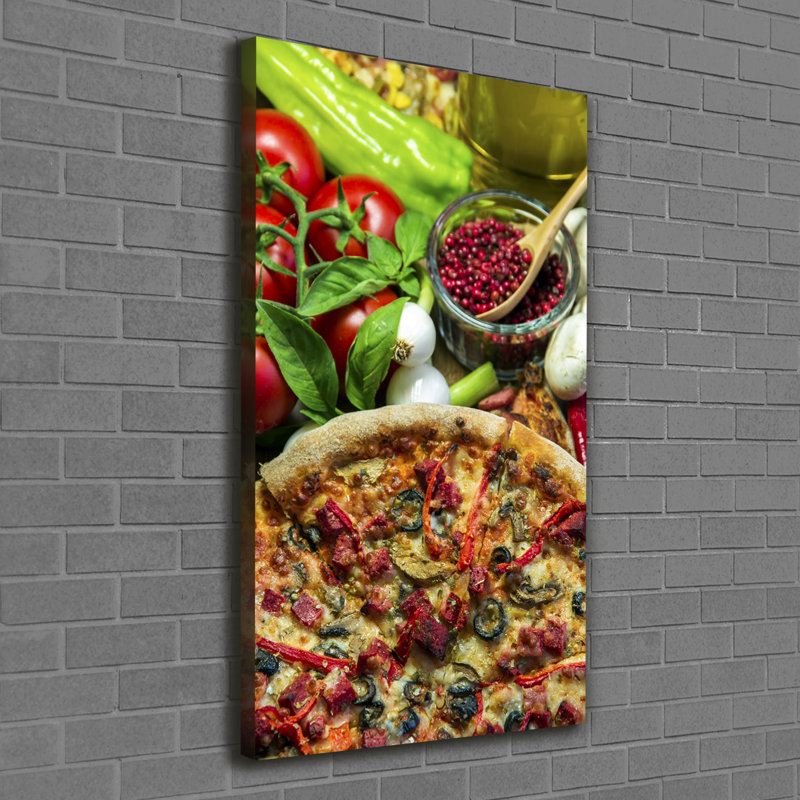 Pizza - Wrapped Canvas Print