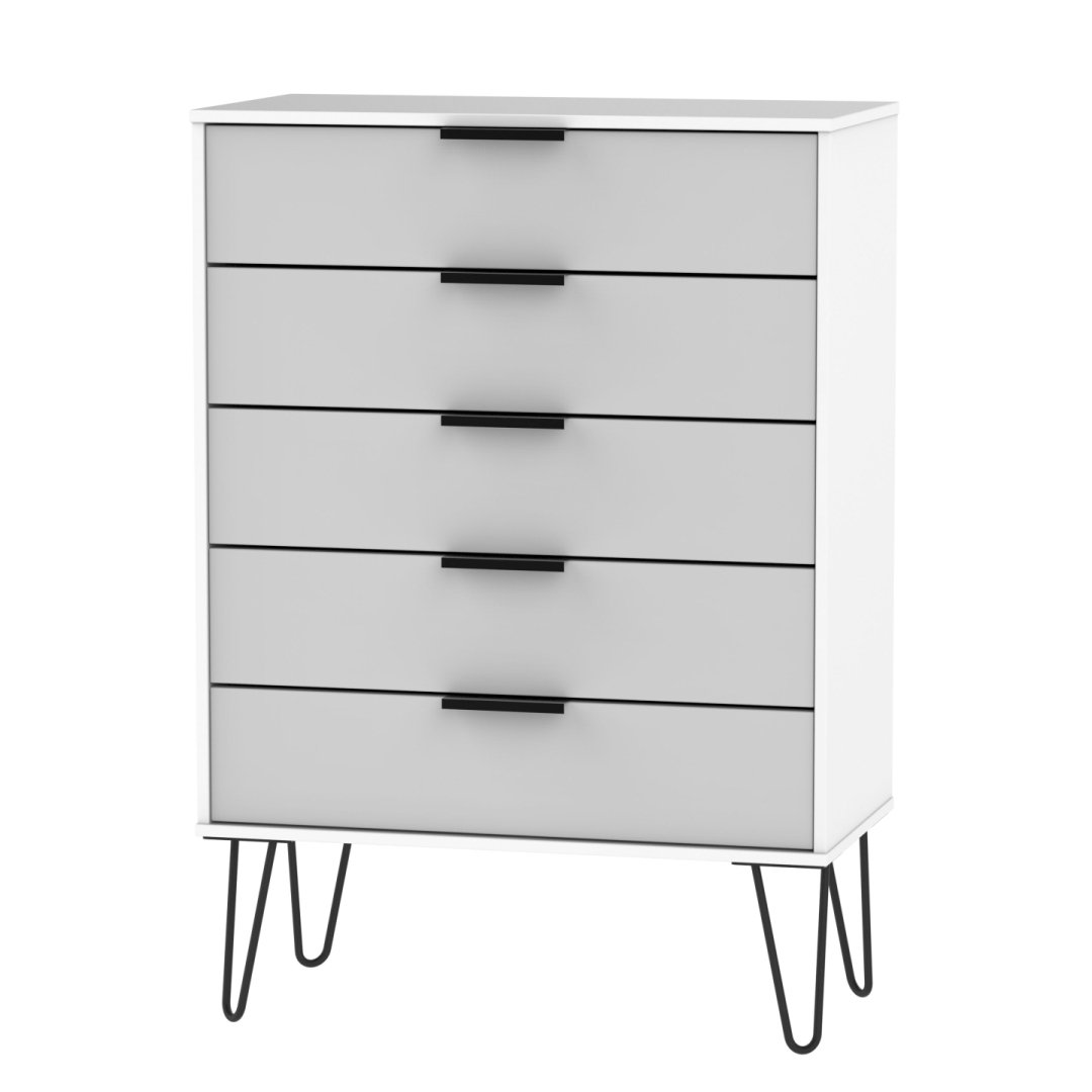 Fully Assembled Menifee 5 Drawer 76.5Cm W Chest of Drawers