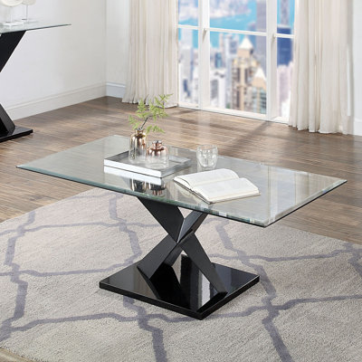 Brenk Glass Top Single Coffee Table