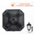 Royal Bulb Solar Light Wall Mount Black-1406843468
