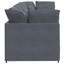  Canapé modulaire en velours gris foncé