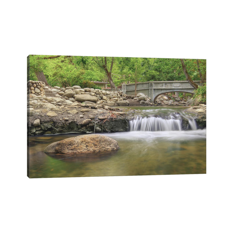 Lithia Park Bridge - Wrapped Canvas Print