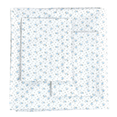 Beford Lane Cotton Machine Printed Floral Duvet Cover
