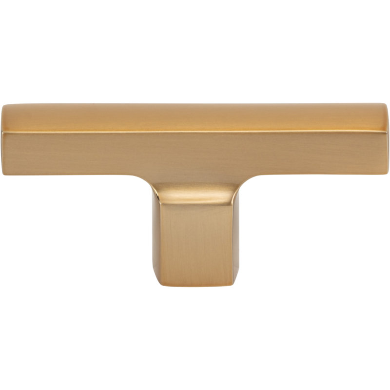 Reeves 2 3/4" Length Bar Knob, Warm Brass