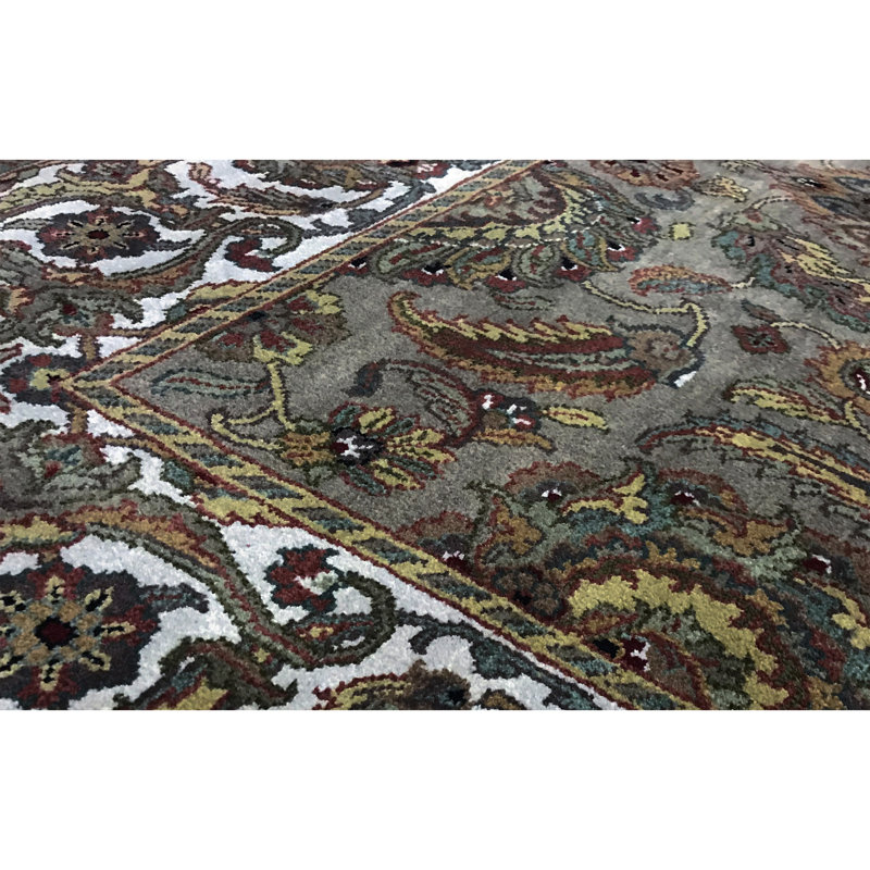 Trinity Hand Woven Wool Oriental Area Rug, Rectangle 6'2" x 9'2"