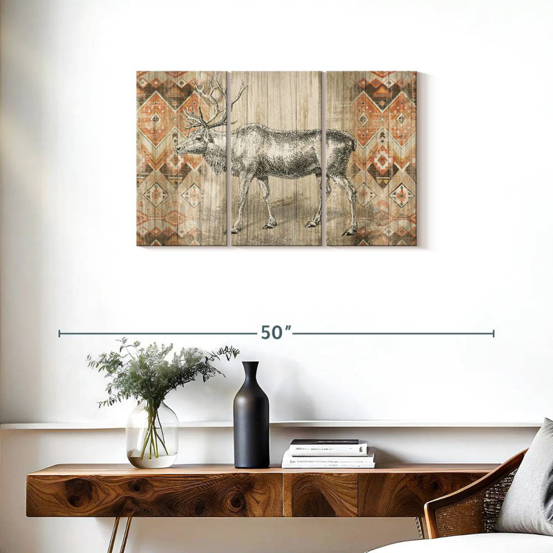Brampt Natural Histoire Lodge Southwest II, H 20 po x l 33 po