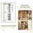 Stylish Storage Cabinet,Home Office Organizer-1743943781