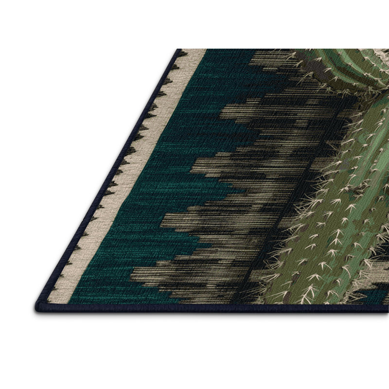 Washable Cholla Southwestern Area Rug, Runner 2' x 5'