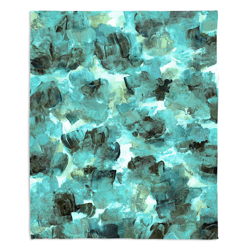 Couverture en sherpas à motif 9 doux, l 51 po x L 60 po