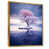 Toile avec cadre flottant or