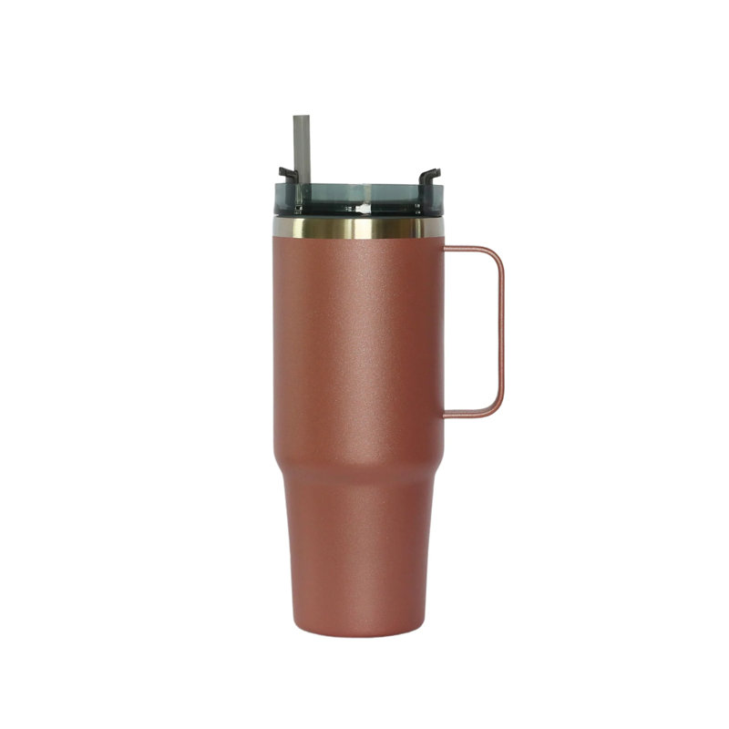 Cadeaux créatifs 30 oz. Bouteille d'eau en acier inoxydable à double paroi, Rose