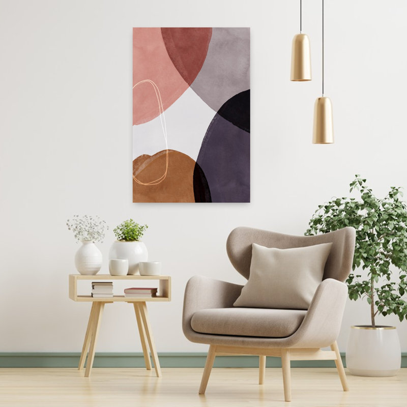 Art contemporain contemporain, H 36 po x l 24 po