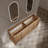 72" Freestanding Bathroom Vanity Base