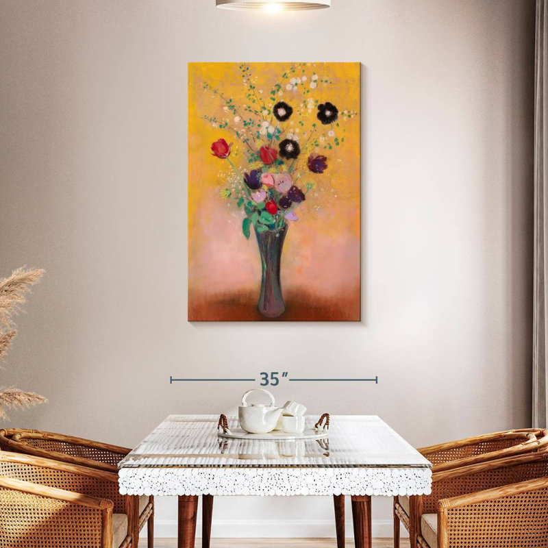 Vase de fleurs Harnek 1916, H 45 po x l 30 po
