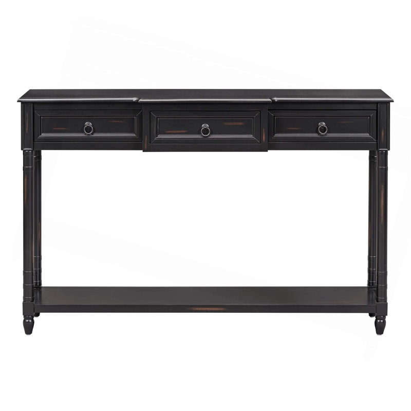 Console Console avec tiroirs pour le vestibule et tiroirs, Espresso