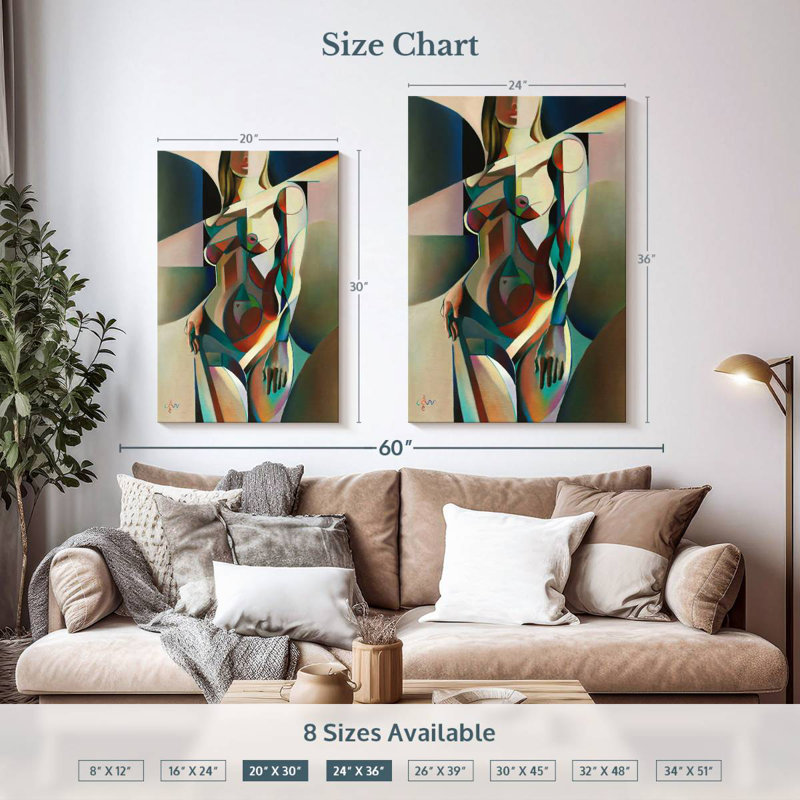 Leisha Neo Deco II, 36" H x 24" W