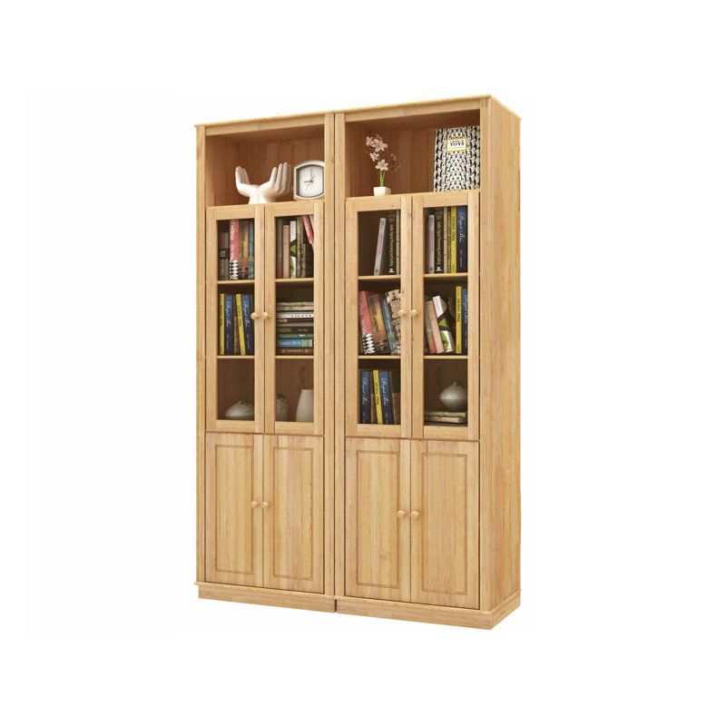Delbis 223cm H x 148cm W Library Bookcase