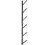 6-Layer Carbon Steel Skateboard Wall Rack - 198Lbs/Layer, Adjustable Combination, Display & Storage for Skateboards/Longboards/Snowboards