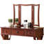 Modern Bedroom Vanity , Finish, Stool, , Rustic Wood Style W/ Veneer, Pine Design-478099964