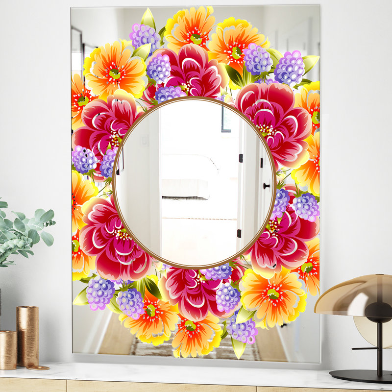 Flat Wall Mirror, 39.4" H x 29.5" W
