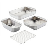 4pc Provisions Ovenbond Bake & Roast Set 