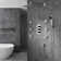 Trialo Solid Brass LED Rain Shower Head Color Changing with Temperature Responsive Design