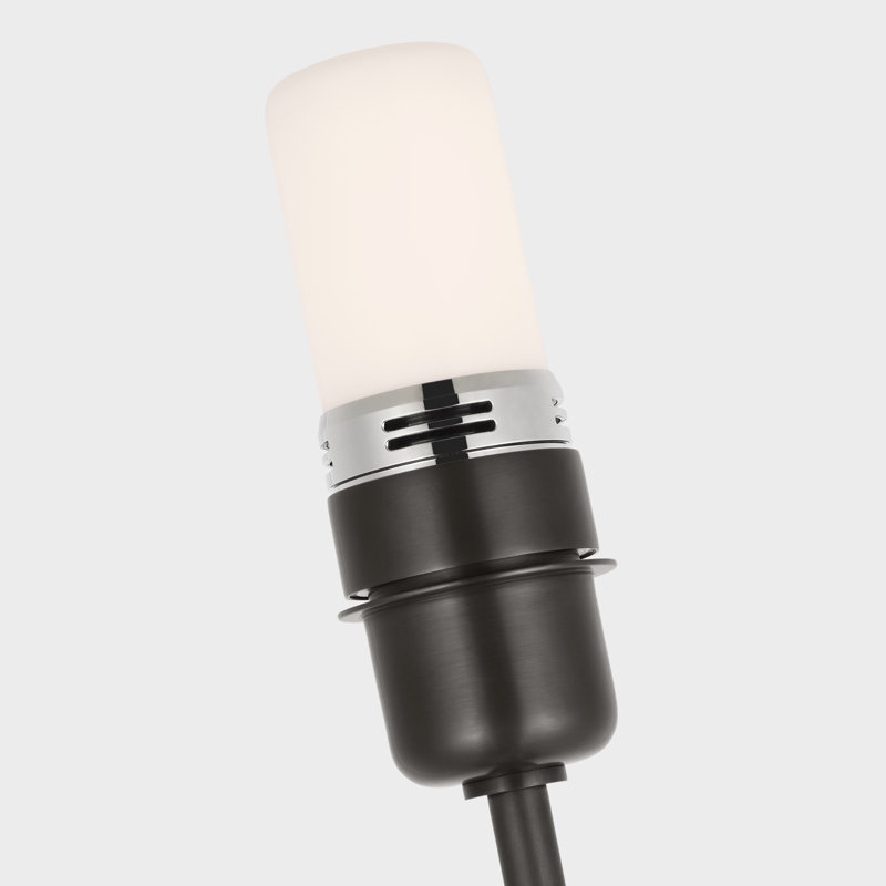 J. Randall Powers Hackney Floor Lamp, Bronze, Fabric