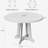 Dining Table for 4 to 6 People, 47 Inch Round Dining Table, Kitchen Table with Sturty Legs-117404892