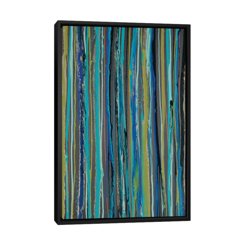 « peacock », reproduction sur toile, H 26 po x l 18 po x P 1,5 po, Toile avec cadre noir