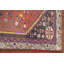 Tapis géométrique rose 3 x 5