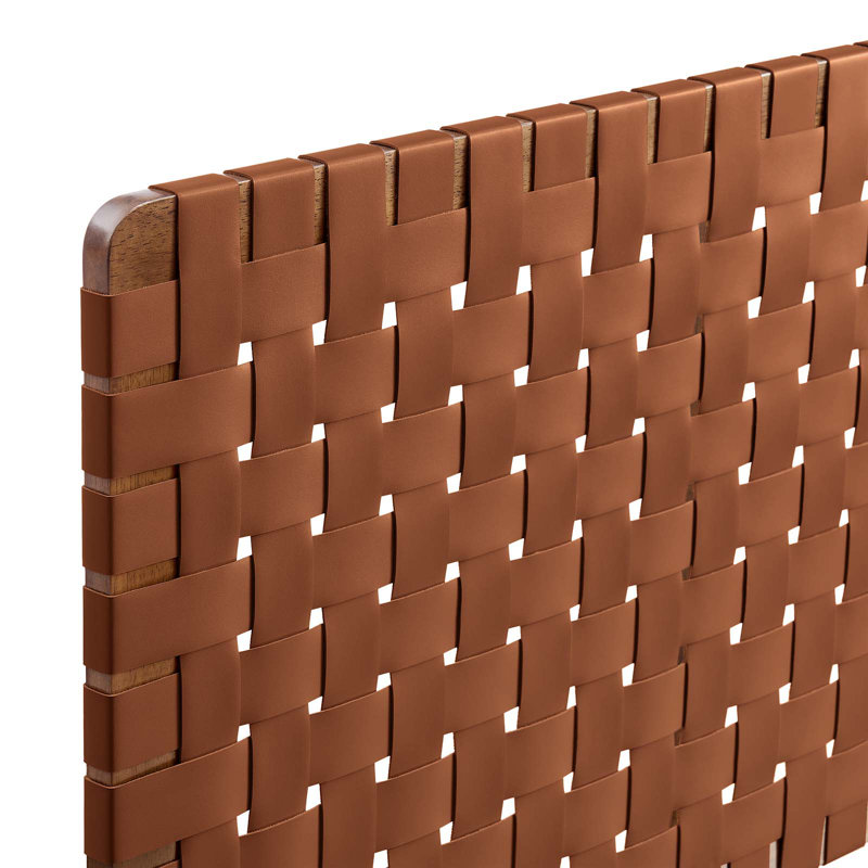 Tête de lit en bois massif Modway Sparta, Brun, Double