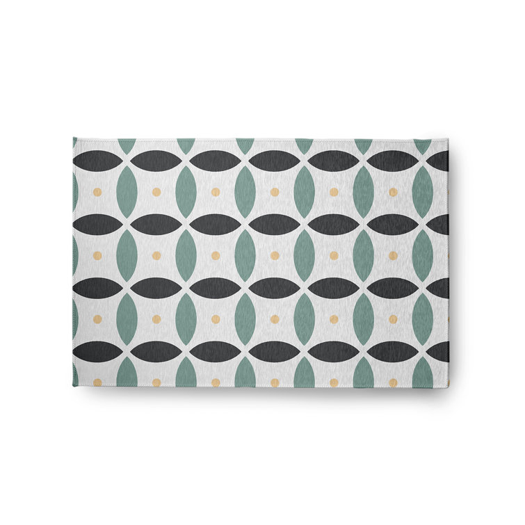 Cylvia Chenille Geometric Indoor Rug